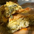 Cooksnap από Γεωργία Θ. στη συνταγή Σπανακόπιτα με χωριάτικο τυρί και φύλλο χειροποίητο