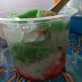 Cooksnap dari Euis susilawati untuk resep Es Pisang Ijo | kulit dadar