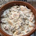 El cooksnap de Maguie cuando hizo Pechugas de pollo con salsa de nata.