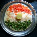Arya Paradkar का कुकस्नैप जब उन्होंने तिरंगा उत्तपम (tiranga uttapam recipe in Hindi) बनाया था।