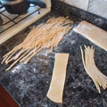 El cooksnap de Néstor Adrián Barbieris cuando hizo Fideos Caseros (sin máquina).