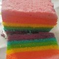 Cooksnap dari tantri Purwanti untuk resep Rainbow Cake (Kukus) Mudah Takaran Sendok