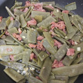 El cooksnap de Virginia. cuando hizo Judía verde salteada con ajo y taquitos de jamón.