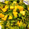 El cooksnap de Javier Botello cuando hizo Ensalada de mango y aguacate.