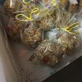 El cooksnap de Agustina Santos cuando hizo Trufas.