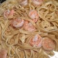 Chynne 's cooksnap of when they made Creamy Garlic Shrimp Toss.