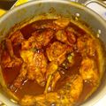 El cooksnap de Jehu Vázquez Palacios cuando hizo Pollo a la barbiquiu.