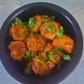 pinky makhija का कुकस्नैप जब उन्होंने कच्चे केले की सब्जी (kacche kele ki sabzi recipe in Hindi) बनाया था।
