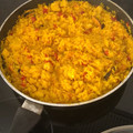 El cooksnap de Malagueña salerosa cuando hizo Paella pollo y gambas.