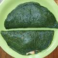 El cooksnap de Maria Jose Remetich Quiroga cuando hizo Panqueques o crepes de espinaca con pollo.