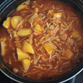 El cooksnap de Julián cuando hizo Fideos a la cazuela con patatas.