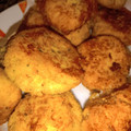 El cooksnap de Vivi Moro cuando hizo Bombas de papa rellenas con queso.