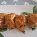 El cooksnap de Iñaky Perez Martin cuando hizo Croissant rellenos de jamón serrano, queso y morcilla de cebolla.
