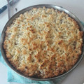 El cooksnap de merce pina cuando hizo Tarta de coco y dulce de leche.