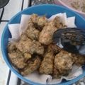 El cooksnap de Luci De Central cuando hizo Buñuelos de acelga, queso y verdeo.