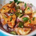 Antora Gupta's cooksnap of when they made এগ চিলি (Egg Chili Recipe in Bengali).