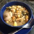 El cooksnap de Alberto Lamas Ferrer cuando hizo Potaje gallego de garbanzos con grelos y castañas.