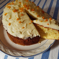 El cooksnap de Gema cuando hizo Bizcocho de naranja con crema de queso.