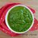 il rosso rubinian quando ha preparato Pesto di rucola