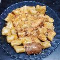 El cooksnap de Pato cuando hizo Ñoquis caseros de harina.