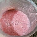 El cooksnap de Lola Narvaez cuando hizo Batido de frutilla y avena !!!.