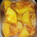 Himan Ahuja का कुकस्नैप जब उन्होंने बादाम काजू वाले दम आलू(badam kaju wale dum aloo recipe in hindi) बनाया था।