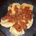 El cooksnap de magali Nahui cuando hizo Sorrentinos de jamón y queso.