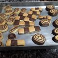 صورة من Om Hana❤❤، شاركها بعد تجربة وصفة بسكويت الفانيليا والشوكولاته الحلزوني 🍥🍥☕