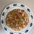 El cooksnap de Jose Antonio Perez cuando hizo Carnaval de calabacín, puerro y piquillo con surimi🎉🎨.