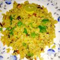 Christin'S Kitchen 's cooksnap of when they made Batata Kanda Poha.