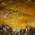 Ashley's cooksnap of when they made Cheeseburger Pie.