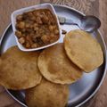 Aashi Jain's cooksnap of when they made Chole puri.