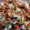 El cooksnap de Vitipin cuando hizo Esqueixada de bacallà.