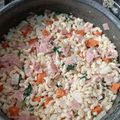 El cooksnap de Rey Jiménez cuando hizo Sopa de codito con jamón, perejil y crema.