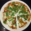 El cooksnap de Laura cuando hizo Pizza integral con vegetales salteados.