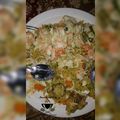 Princess Amrah's cooksnap of when they made Fried rice with chicken and coleslaw.
