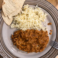 El cooksnap de Fabiola Langarica cuando hizo Pollo deshebrado en crema de chile chipotle.