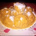 Manashi Saha's cooksnap of when they made ছানা স্টাফড /ছানা পুরি কাশ্মীরী আলুর দই(chana stuffed puri kashmiri aloor dum recipe in Bengali).