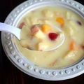 Hiya का कुकस्नैप जब उन्होंने ड्राई फ्रूट्स कस्टर्ड मिल्क (dry fruits custard milk recipe in Hindi) बनाया था।