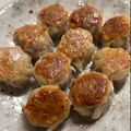 あーちゃんmama♪'s cooksnap of when they made 蒸さず焼く！パリパリ焼きシュウマイ！.