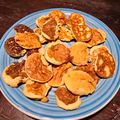 El cooksnap de Cecilia cuando hizo Pancakes de avena y banana para mi bebe.