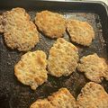 El cooksnap de giane cuando hizo Milanesas de Soja texturizada.