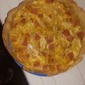 El cooksnap de Aye Quinteros cuando hizo Tarta de jamón, cebolla y queso.