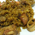 El cooksnap de Becky cuando hizo Arroz del tío Pipo (o caldero sencillo).