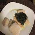 El cooksnap de Wanda Betancourt cuando hizo Filetes de pollo con espinacas.