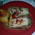 El cooksnap de Hector V. Aldrighetti cuando hizo Milanesa de berenjena a la napolitana.