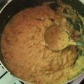 El cooksnap de Reina Godoy cuando hizo Polenta cremosa con salsa casera.