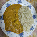 El cooksnap de Nerea cuando hizo Pollo al curry con arroz en Monsieur Cuisine Connect.