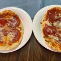 snackle time's cooksnap of when they made Naan easy personal pizzas.