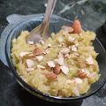 Romanarang का कुकस्नैप जब उन्होंने लौकी का हलवा (Lauki ka halwa recipe in hindi) बनाया था।